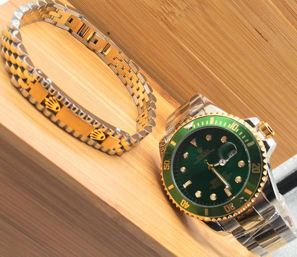 ♕ Montre Rolex + Bracelet⌚